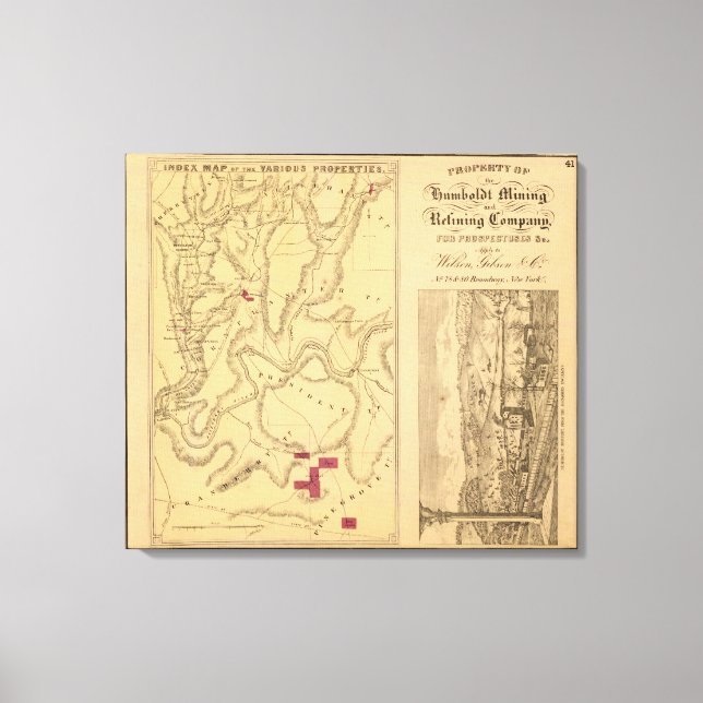 Humboldt Mining & Ref Co Leinwanddruck (Vorderseite)