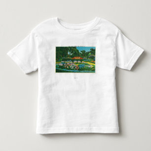 Humboldt-Park-Blumenemblem-Ansicht Kleinkind T-shirt