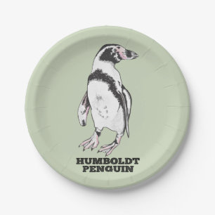 Humboldt-Pinguin Pappteller