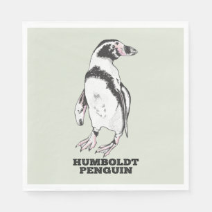 Humboldt-Pinguin Serviette