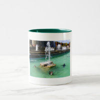 Humboldt-Pinguine und -Brunnen