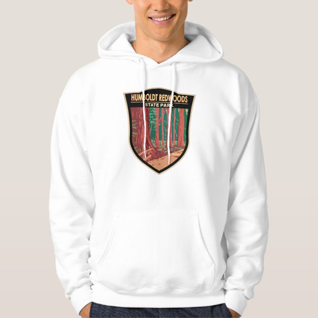 Humboldt Redwoods Staat Park Avenue of the Giants Hoodie (Vorderseite)