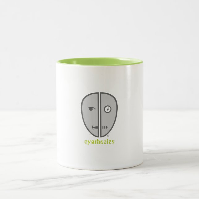 Humbot. Synthesie Zweifarbige Tasse (Mittel)