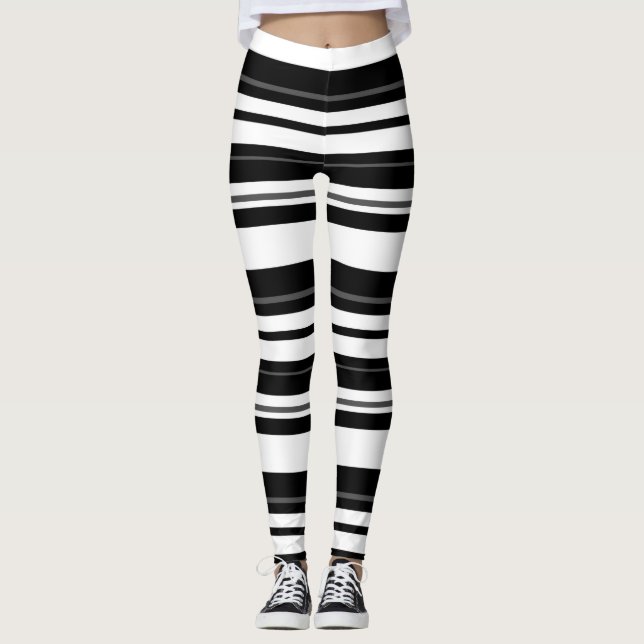 Humbug Strip über Leggings, horizontal Leggings (Vorderseite)