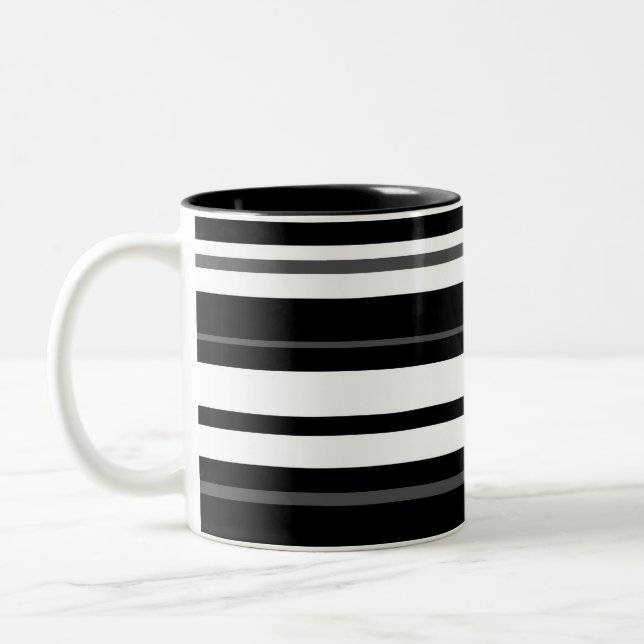 Humbug Stripe zweifarbige Tasse (Links)