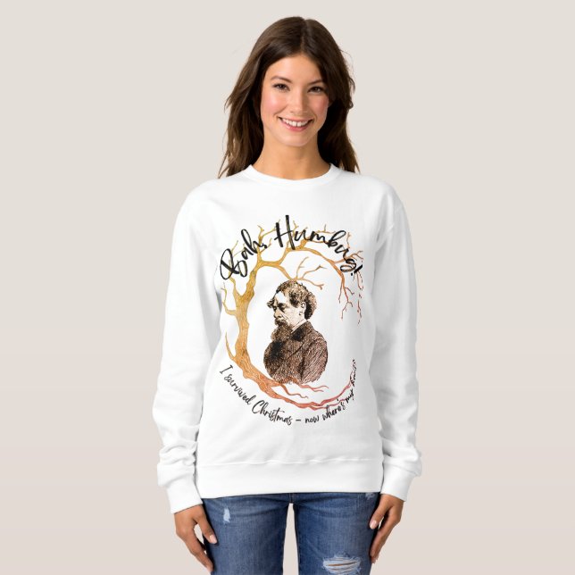 Humbug, wo sind meine Weihnachtsfrauen Sweatshirt (Vorne ganz)