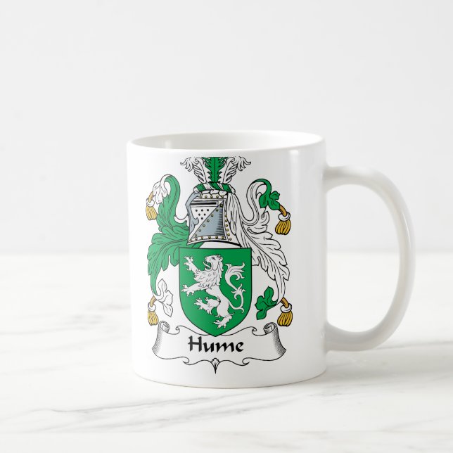 Hume Familienwappen Tasse (Rechts)