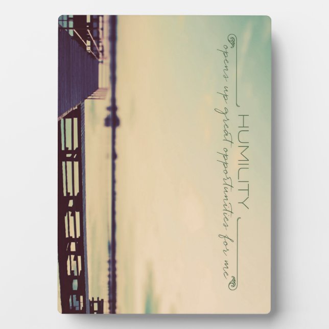 HUMILITÄT öffnet sich Fotoplatte (Vorderseite)