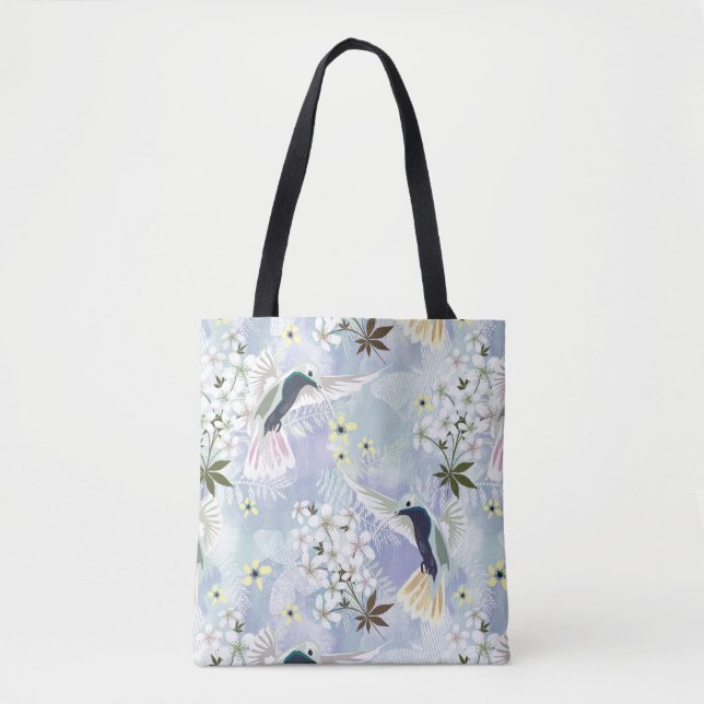 Humingvogel und weiße Blume (Vorderseite)