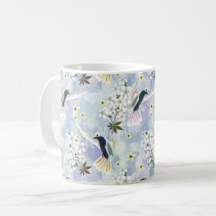 Humingvogel und weiße Blume Kaffeetasse