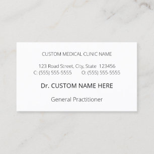 Humle und Minimalistische Visitenkarte