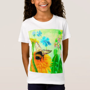 Hummel auf dem T - Shirt der Löwenmädchen