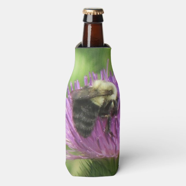 Hummel auf der Flasche Cooler Flaschenkühler (Flaschenvorderseite)