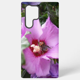 Hummel auf Hibiskusblüte Samsung Galaxy Hülle
