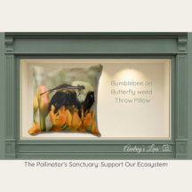 Hummel auf Seidenpflanze