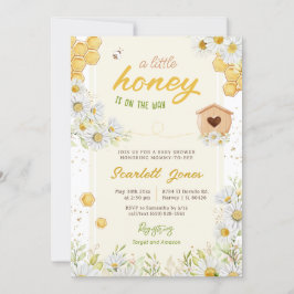 Hummel Bee Baby Dusche Little Honey Sweet Daisy Einladung