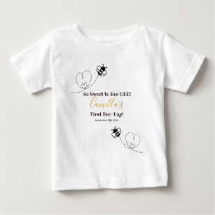 Hummel Bee Birthday Erster Bienentag Baby T-shirt