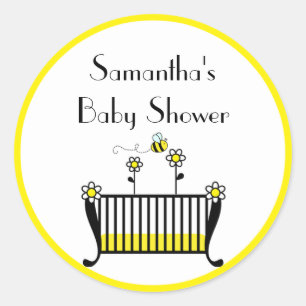 Hummel Bee Crib Baby Dusche Runder Aufkleber