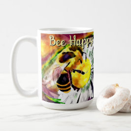 Hummel Bee Happy Daisy Blume Floral Watercolor Kaffeetasse
