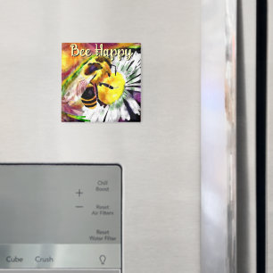 Hummel Bee Happy Daisy Blume Floral Watercolor Magnet