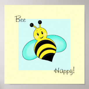 Hummel "Bee Happy" Print Poster