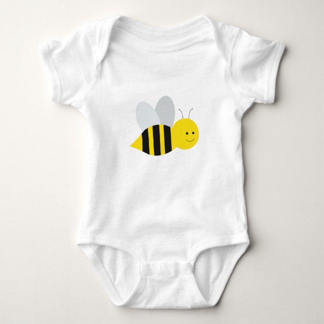 Hummel-Biene Baby Strampler (Vorderseite)