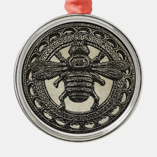 Hummel-Biene Silbernes Ornament
