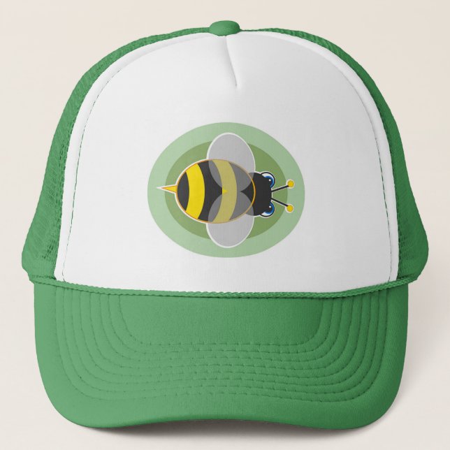 Hummel-Biene Truckerkappe (Vorderseite)