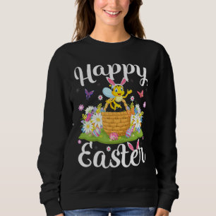 Hummel Bienen Ostereier Jagd Floral Hummeln Este Sweatshirt
