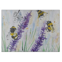 Hummel-Bienen und Lavendel