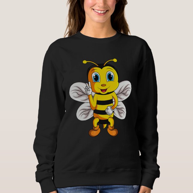 Hummel Bumble Bee Jungen Mädchen Kinder Sweatshirt (Vorderseite)