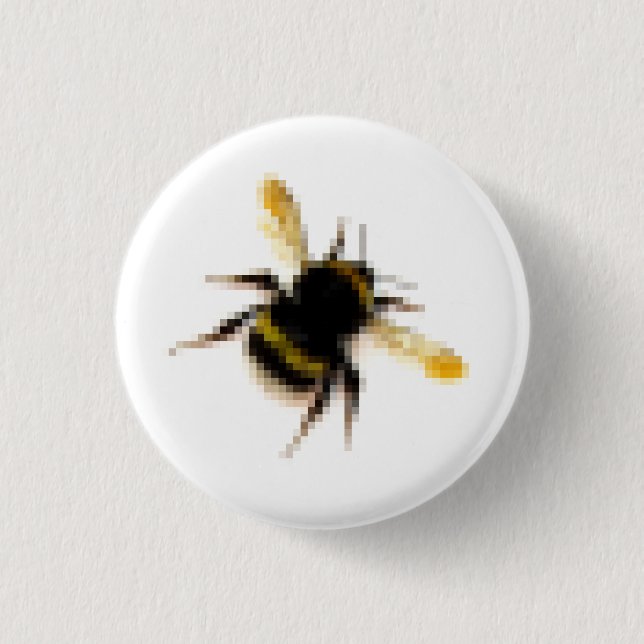Hummel. Button (Vorderseite)