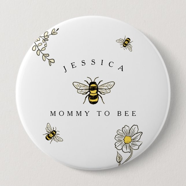 Hummel Buzzy Bee Mommy to Bee Button (Vorderseite)