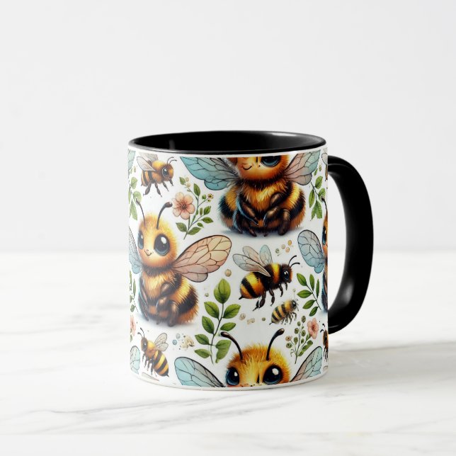 Hummel der Freude Tasse (VorderseiteRechts)