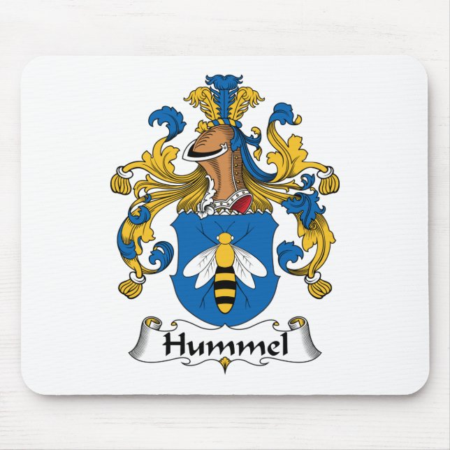 Hummel Familienwappen Mousepad (Vorne)