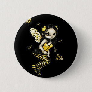 Hummel-Fee-Knopf Button