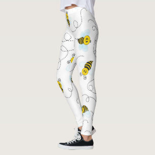 Hummel fliegt gelb schwarze Hummel Leggings