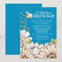 Hummel Florals Blue Drive Thru Baby Dusche