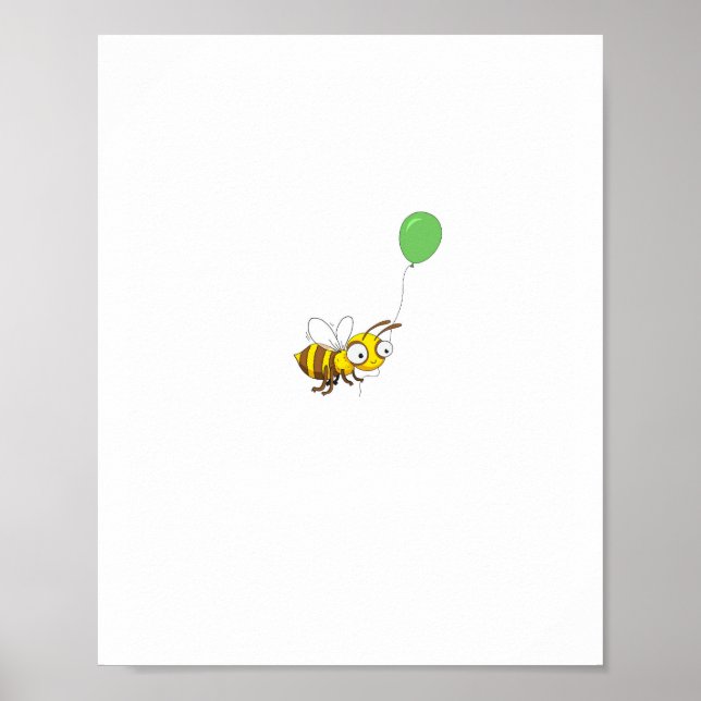 Hummel Geburtstag anpassen Poster (Vorne)