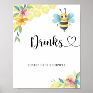 Hummel - Getränke bedienen Sie sich selbst Poster