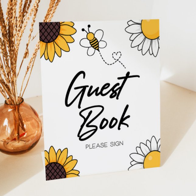 Hummel Honey Bee Guest Book Party Sign Sockelschild (Von Creator hochgeladen)