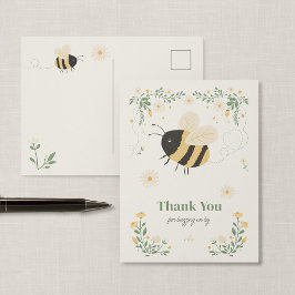 Hummel-Kinderparty-Dankeschön-Postkarte Postkarte