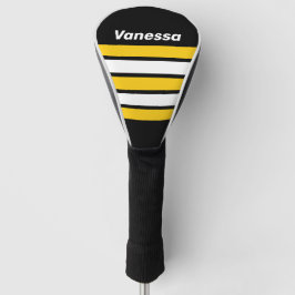 Hummel Nostalgisch Über Streifen mit Namen Golf Headcover
