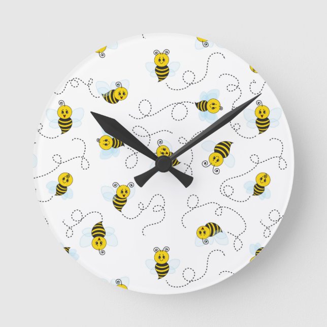 Hummel Runde Wanduhr (Vorderseite)