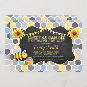 Hummel Sweet as Can bee Boy Baby Dusche Einladung