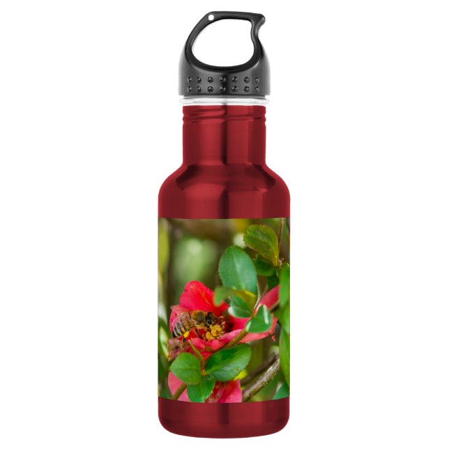 Hummel und Azalea Wasserflasche (Vorderseite)