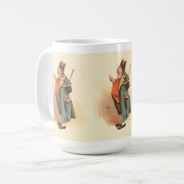 Hummel von Kyd, Charles Dickens' Oliver Drehung Kaffeetasse (Vorderseite Links)