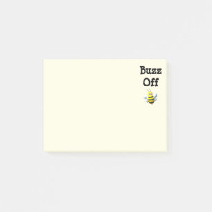 Hummel weg benutzerdefinierter Text Post-it Klebezettel