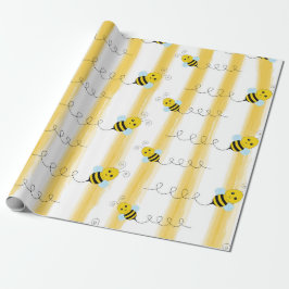 Hummel-Wrap-Papier fliegt Honigbiene Geschenkpapie Geschenkpapier