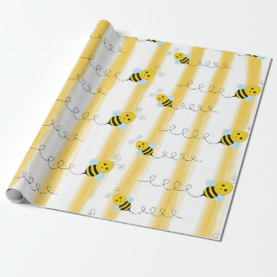 Hummel-Wrap-Papier fliegt Honigbiene Geschenkpapie Geschenkpapier